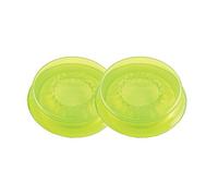 Silikomart |Kit de Tapas de Silicona CAPFLEX M, Pack de 3 Tapas Transparentes, Color Verde, Inteligentes En La Cocina, Ø 55 mm, Made in Italy