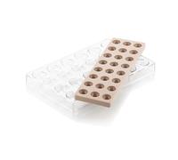Silikomart Kit Semisfera-01 para pralines de chocolate molde de tritan + molde de silicona