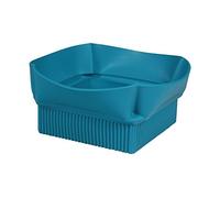Silikomart | Lily 04 Cesta Multiusos en Silicona, Color Aguamarina, Medidas 240 x 240 mm h100 mm, Made in Italy