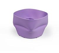 Silikomart | Lily 05 Cesta Multiusos en Silicona, Color Violeta, Medidas 200 x 200 mm h130 mm, Made in Italy