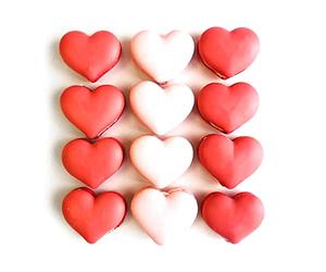 silikomart | MAC03 Molde de Silicona para Monoporciones de MACARONES en Forma de corazón, Antiadherente, 21 Macarons, Pack de 1 Molde para Tartas, 300 x 400 mm, h 1,5 mm, Made in Italy