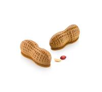 silikomart Molde de silicona de cacahuete 100 accesorios profesionales para cocina y pastelería con cortador ABS, 6 cavidades de 100 ml