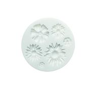 Silikomart | Molde de Silicona, Forma Wild Flowers, Medidas 35 x 32 mm, Made in Italy
