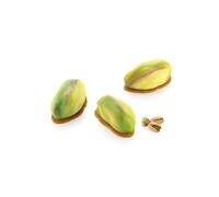 silikomart Molde de silicona Mignon Pistacho, 30 accesorios profesionales para cocina y pastelería con cortador ABS, 12 cavidades de 30 ml