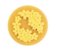 Silikomart | Molde de Silicona para Monoporciones FLOWER POWER, antiadherente, 6 Cavidades, Pack de 10 Moldes para Tartas, Ø 140 h 10 mm Volumen 2 x 80 ml Tot. 160 ml