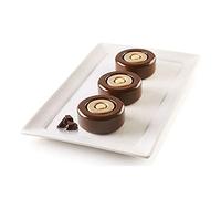 Silikomart | Molde de Silicona para Monoporciones MINI COLOR, Antiadherente, 6 Cavidades, Pack de 10 Moldes para Tartas, Ø 73 h 30 mm Volumen 6 x 115 ml Tot. 690 ml