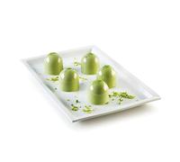 Silikomart | Molde de Silicona para Monoporciones MINI PUFF, Antiadherente, 14 Cavidades, Pack de 10 Moldes para Tartas, Ø 40 h 40 mm Volumen 14 x 40 ml Tot. 600ml