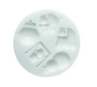 Silikomart | Molde de Silicona para Pasta de Azúcar BABY, Molde para Decoraciones de Pasteles, Tema Príncipe, Medidas 100 x 100 x 12 mm,