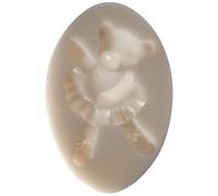 Silikomart | Molde de Silicona para Pasta de Azúcar BEAR, Molde para Decoraciones de Pasteles, Tema Príncipe, Medidas 143 x 124 x 41 mm,