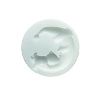 Silikomart | Molde de Silicona para Pasta de Azúcar BEAR MOON, Molde para Decoraciones de Pasteles, Tema Príncipe, Medidas 82 x 80 x 38 mm,