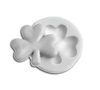 Silikomart | Molde de Silicona para Pasta de Azúcar CLOVER, Molde para Decoraciones de Pasteles, Tema Príncipe, Medidas 150 x 140 x 40 mm,
