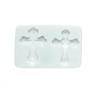 Silikomart | Molde de Silicona para Pasta de Azúcar CROSS, Molde para Decoraciones de Pasteles, Tema Príncipe, Medidas 40 x 140 x 150 mm