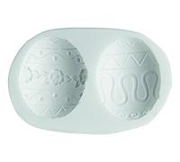 Silikomart | Molde de Silicona para Pasta de Azúcar EGGS, Molde para Decoraciones de Pasteles, Tema Príncipe, Medidas 82 x 77 x 107 mm,