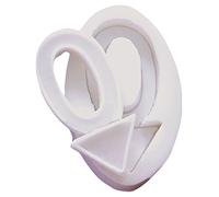 Silikomart | Molde de Silicona para Pasta de Azúcar NÚMERO 1, Molde para Decoraciones de Pasteles, Tema Príncipe, Medidas 114 x 94 x 28 mm,