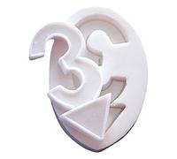 Silikomart | Molde de Silicona para Pasta de Azúcar NÚMERO 3, Molde para Decoraciones de Pasteles, Tema Príncipe, Medidas 135 x 100 x 30 mm,