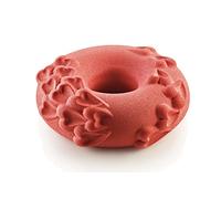 Silikomart | Molde de silicona PASSION, Antiadherente, Pack de 1 Molde, Diseño 3D, Ø 202 h 66 mm, Volumen 1,34 l, Made in Italy