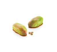 silikomart Molde de silicona pistacho 120 accesorios profesionales para cocina y pastelería con cortador ABS, 6 cavidades de 120 ml