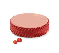 Silikomart | Molde silicona DRESS, Antiadherente, Pack de 1 Molde, Diseño 3D, Ø 185 h 47 mm, Volumen 1,2 l, Made in Italy