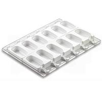 Silikomart - Moldes para helados y pasteles, 12 porciones de 90 ml, para hacer helados