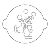 Silikomart | Plantilla de Plástico para Decoración de Tartas en Forma de Mariposa, Color Blanco, Medidas 340 x 250 x 10 mm