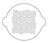 Silikomart | Plantilla de Plástico para Tartas Tris, 340 x 250 x 10 mm