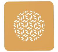 Silikomart Plantilla de silicona para decoración de alimentos de 6-5/16 pulgadas x 6-5/16 pulgadas en total, paquete de 2 hojas (Foglia)