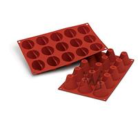 Silikomart profesional SF094 Molde de Cocción de Silicona volcán 1.39 oz, 2.04 "Diámetro x 1,70" alta, 15 cavidades (1 cada uno)