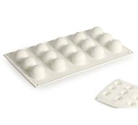 Silikomart Professional Silicone Baking Mold, Mini Truffle 15 Cavities (1 Each) by Silikomart