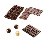 Silikomart - SCG11 Tablette y SCG51 Choco Game - set de moldes de silicona