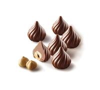 silikomart | SCG28 Molde Silicona para Bombones CHOCO FLAME, Antiadherente, 15 Bombones, Pack de 1 Molde Silicona Reposteria, Easy Choc 3D, Ø 27 h 28 mm, Made in Italy