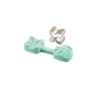 Silikomart | Set de Molde de Silicona y Molde Mini Lilac Flower, Molde de Flor 3D para decoración de Tartas, Ø 33 mm, Made in Italy