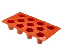 Silikomart | SF0020 Molde de silicona para Monoporciones BABÀ, antiadherente, 11 cavidades, Pack de 1 Molde para tartas, Ø 45 h 48 mm, Made in Italy