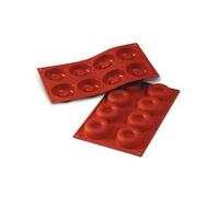 silikomart | SF011 Molde de silicona para Monoporciones SAVARIN, antiadherente, 8 cavidades, Pack de 1 Molde para tartas, Ø 65 h 21 mm, Made in Italy