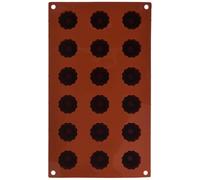 Silikomart SF033 BORDELAIS Molde de Silicona Ø35 H 35 MM, Rojo