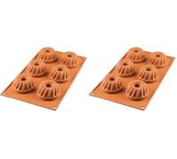 silikomart - SF058 GUGELHOPF - Molde de Silicona Ø70 H 36 MM (Paquete de 2)