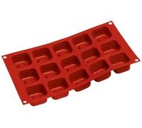 silikomart | SF098 Molde de silicona para Bombones CHOCO VERTIGO, Antiadherente, 15 Bombones, Pack de 1 Molde para Bombones, Ø 28 mm h 20 mm, Made in Italy