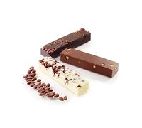 Silikomart | SF184 Molde de silicona para MY SNACK Monoporciones, Antiadherente, Pack de 4 Moldes para tartas, 100 x 26 h 16 mm Volumen 8 x 40 ml Tot. 320 m