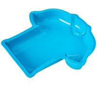 silikomart | SFT Molde de Silicona para Tartas Celebración GOLEADOR, Antiadherente, Pack de 1 Molde con Anillo de Seguridad, 242 x 230 mm, h 40 mm, Volumen 1,2 l, Made in Italy