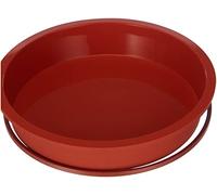 Silikomart | SFT120 Moldes de Silicona para Tartas MOLDE REDONDO, Antiadherente, Pack de 1 Molde Silicona Reposteria con Anillo de Seguridad, Ø 200 h 40 mm, Volumen 1,05 l, Made in Italy