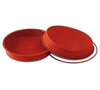 Silikomart | SFT124 Molde de silicona para tartas MOLDE ENROLLADO, antiadherente, Pack de 1 Molde para tartas con anillo de seguridad, Ø 240 h 42 mm, Volumen 1,7 l, Made in Italy
