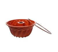 Silikomart | SFT250 Molde de Silicona para Tarta STAMPO GUGELHUPF, Antiadherente, Juego de 4 Moldes para Postres con Safe Ring, Ø 220 h 110 mm, Volumen 2,2 l, Fabricado en Italia