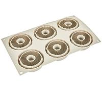 silikomart | SFT250 Molde de silicona para tartas GUGELHUPF, Antiadherente, Pack de 1 Molde para tartas con anillo de seguridad, Ø 220 h 110 mm, Volumen 2,2 l, Made in Italy