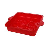 Silikomart SFT333 Molde de Silicona Jingle Bells, Color Rojo