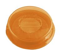 Silikomart | Tapa de Silicona CAPFLEX XL, Color Naranja, Medidas Diámetro 105 mm, Elástica y Lavable en Lavavajillas,