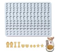 Silikon Backmatte für Hundekekse, Silikon Backmatte für Hundekekse, Blau Silikon Backmatte Hundekekse, Ein Backblech-Werkzeug, Das Schokolade, Hundefutter und Katzenfutter Selbst Herstellen Kann(Blau)