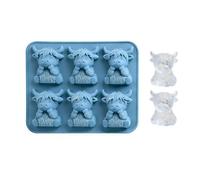 Silikon Eiswürfelform 6 Kavitäten - 5.91 Inches Silikons Eiswürfelform | Lebensmittelechte Silikons Form - Antihaft Eiswürfel Maker Für Cocktail Whisky Schokolade Dessert