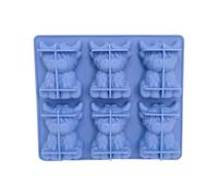 Silikon-Eiswürfelformen | 1 pieza Einfache Entnahme, Wiederverwendbar, 6 Kammern - Mini-Kuh Silikon-Eiswürfelschale, para , Tägliches Leben, Küche, Picknick, camping, Getränke, whisky, cócteles