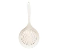 Silikon Schaumlöffel - 36cm Große Küchensieb Schaufel | Hitzebeständiger Sieblöffel Mit Langem Ergonomischem Griff, Weißes Nudelsieb Für Spaghetti Und Antihaft-Kochgeschirr Haushalt
