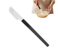 Silikon-Teigschaber Mit Holzgriff - Schmaler Küchenspatel Für Marmelade, Butter & Teig | Lebensmittelecht & Hitzebeständig, Mini-Backspatel Für Schmale Gläser, 23 cm, Rutschfest