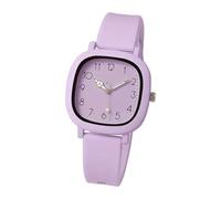 Silikonuhr - Leicht Ablesbar | Lässige Armbanduhr Für Den Alltag | Stilvolle Freizeit-Uhr | 23 cm Armbandlänge, Legierung & Silikon, Analog Quarz, Für Geburtstage Beruf Pendeln Mutter Teenager Ehefrau
